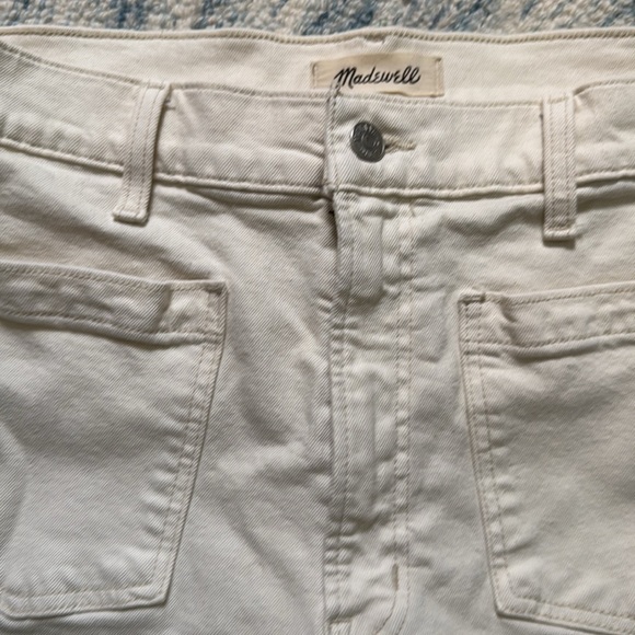 Madewell The Emmett Wide-Leg Full Length Jean: Patch Pocket Edition 32 - Picture 6 of 9